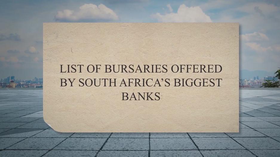 'Video thumbnail for LIST OF BURSARIES OFFERED BY SOUTH AFRICA'S BIGGEST BANKS | Youth Opportunities Hub'