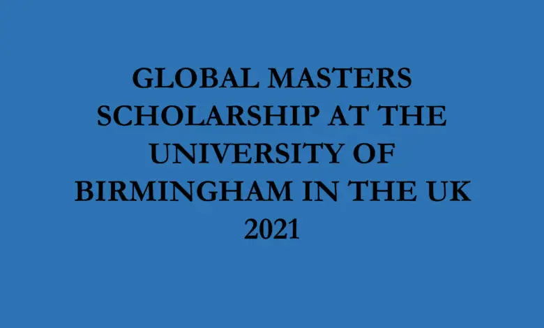 Global Masters Scholarship