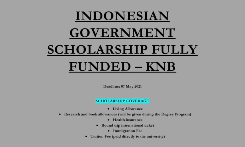Indonesian Government Scholarship