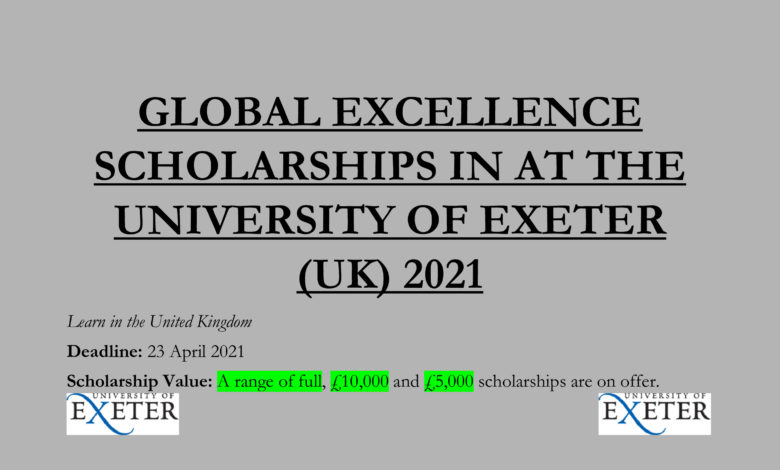 Global Excellence Scholarships