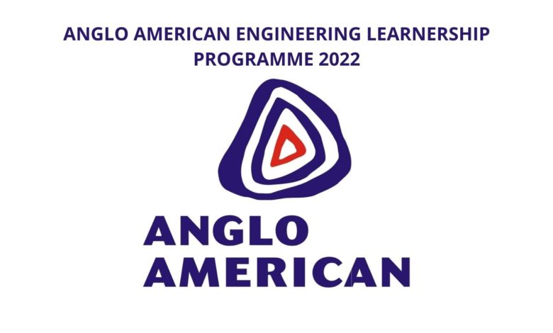 ANGLO AMERICAN ENGINEERING LEARNERSHIP PROGRAMME 2022