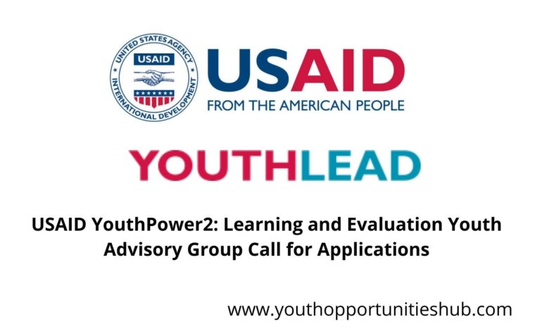 USAID YOUTHPOWER2: LEARNING AND EVALUATION (YP2LE) SEEKS APPLICATIONS