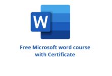 Photo of FREE MICROSOFT WORD COURSE WITH CERTIFICATE