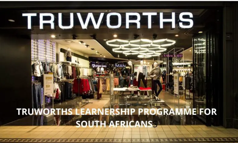 TRUWORTHS LEARNERSHIP PROGRAMME FOR SOUTH AFRICANS (PWD Stores Learnership)