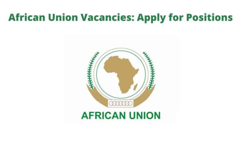 AFRICAN UNION VACANCIES: APPLY FOR POSITIONS