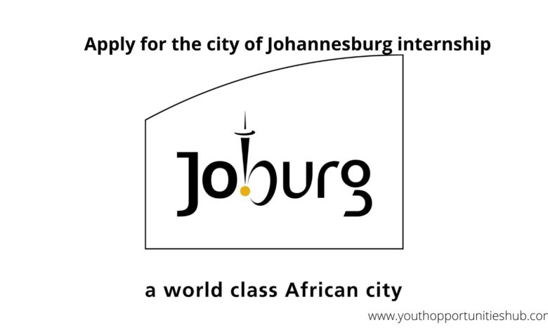 CITY OF JOHANNESBURG INTERNSHIP (ENVIRONMENTAL & INFRASTRUCTURE SERVICE DEPARTMENT)