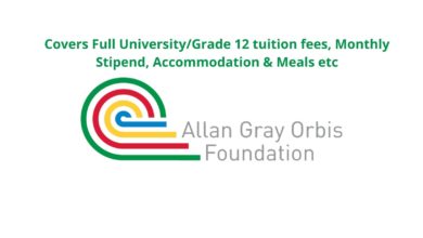 Photo of ALLAN GRAY ORBIS FELLOWSHIP FOR YOUNG SOUTH AFRICANS (Covers Full University/Grade 12 tuition fees, Monthly Stipend, Accommodation & Meals etc)