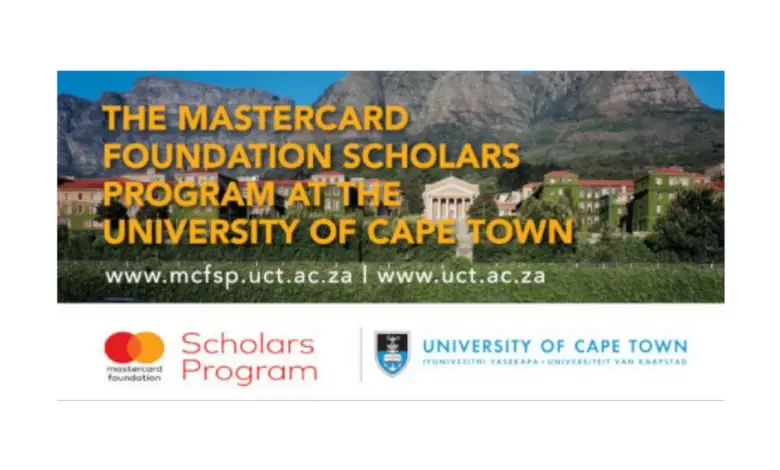 UNIVERSITY OF CAPE TOWN (UCT) MASTERCARD FOUNDATION SCHOLARS PROGRAM