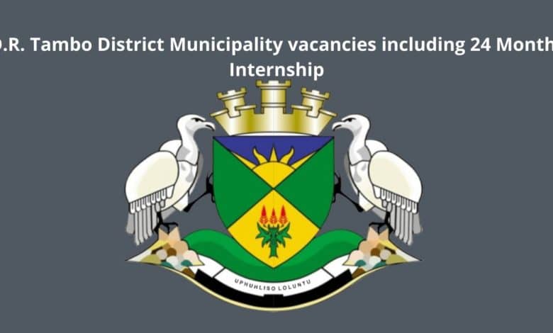 O.R. Tambo District Municipality vacancies