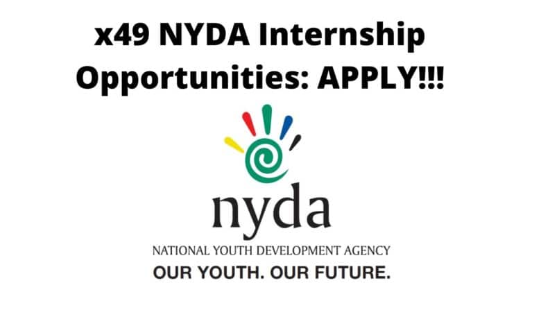 NATIONAL YOUTH DEVELOPMENT AGENCY GRADUATE INTERNSHIP OPPORTUNITIES 2022 (x49 NYDA Internship Opportunities)