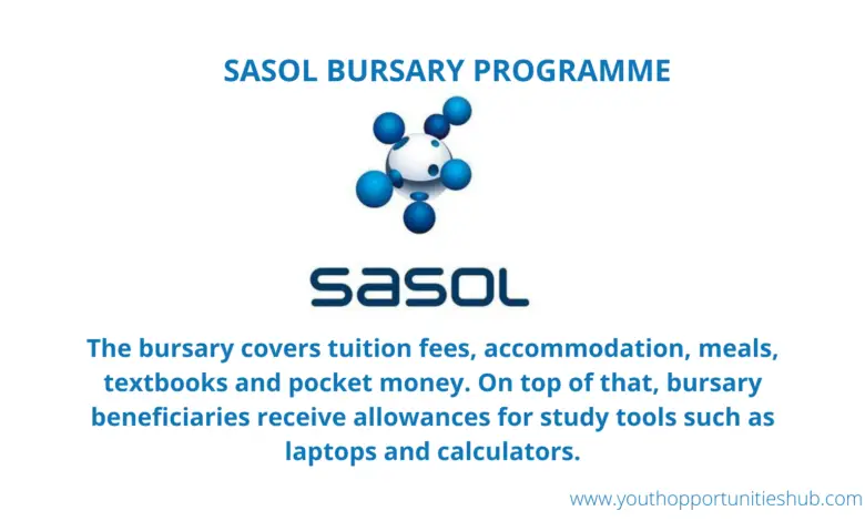 SASOL IS LOOKING FOR 275 BURSARS FOR AN ALL-INCLUSIVE BURSARY FOR 2023 ACADEMIC YEAR (SASOL BURSARY PROGRAMME)- APPLY NOW