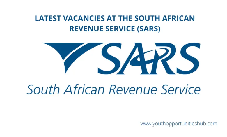 LATEST VACANCIES AT THE SOUTH AFRICAN REVENUE SERVICE (SARS)