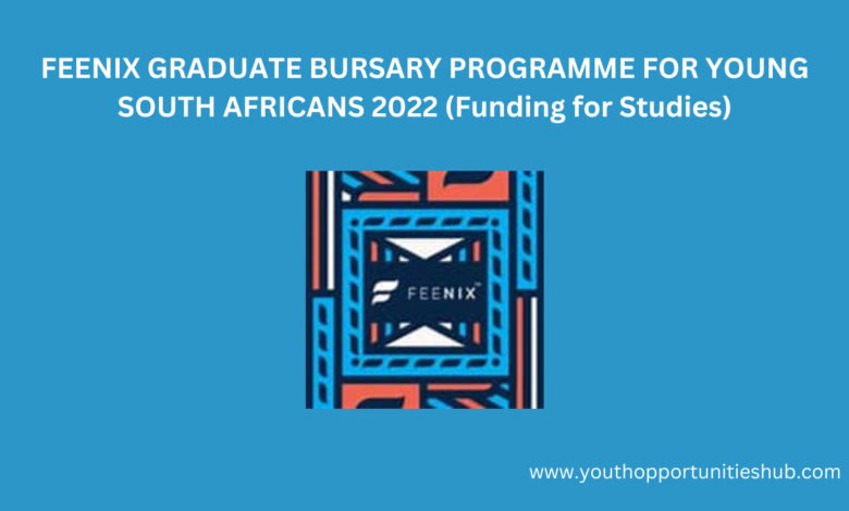 FEENIX GRADUATE BURSARY PROGRAMME FOR YOUNG SOUTH AFRICANS 2022 (Funding for Studies)