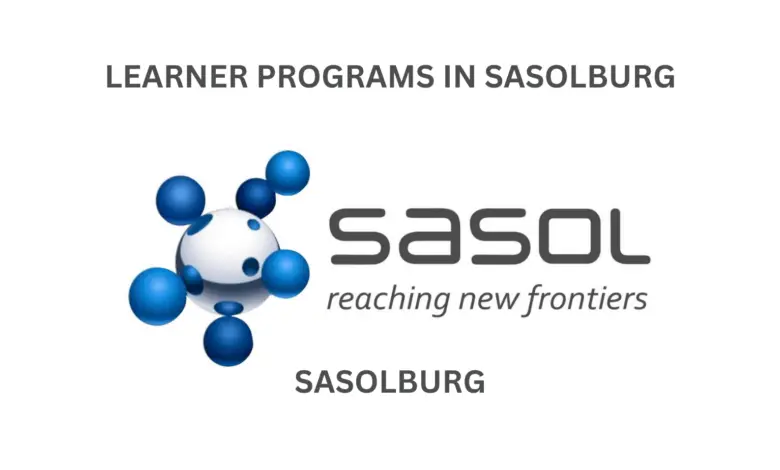LEARNER PROGRAMS IN SASOLBURG: SASOL SOUTH AFRICA
