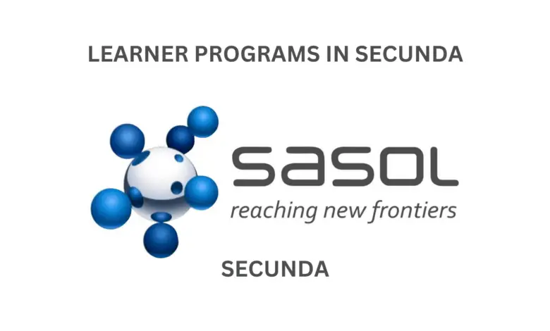 LEARNER PROGRAMS IN SECUNDA: SASOL SOUTH AFRICA