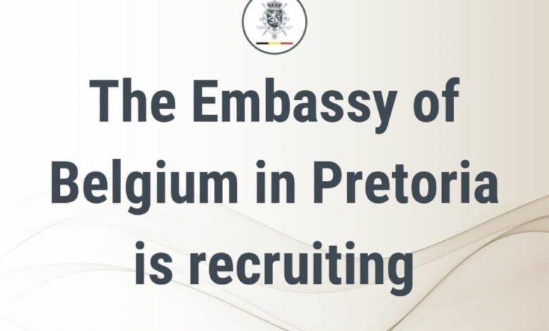 THE EMBASSY OF BELGIUM IN PRETORIA IS HIRING FOR x2 CLEANERS