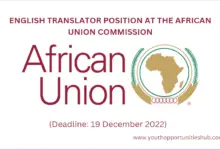 Photo of ENGLISH TRANSLATOR POSITION AT THE AFRICAN UNION COMMISSION