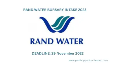 Photo of RAND WATER BURSARY INTAKE 2023