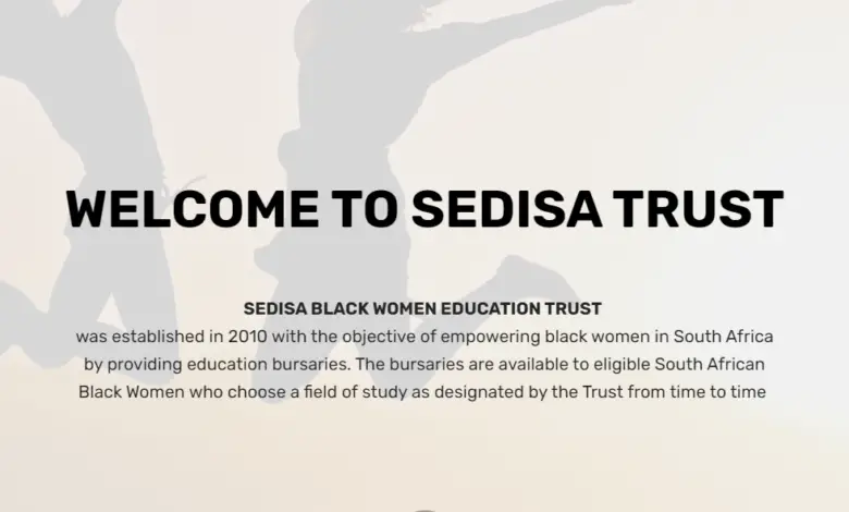 SEDISA BLACK WOMEN EDUCATION TRUST BURSARY