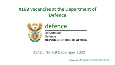 Photo of SOUTH AFRICA’S DEPARTMENT OF DEFENCE IS RECRUITING (X169 POSITIONS AVAILABLE)