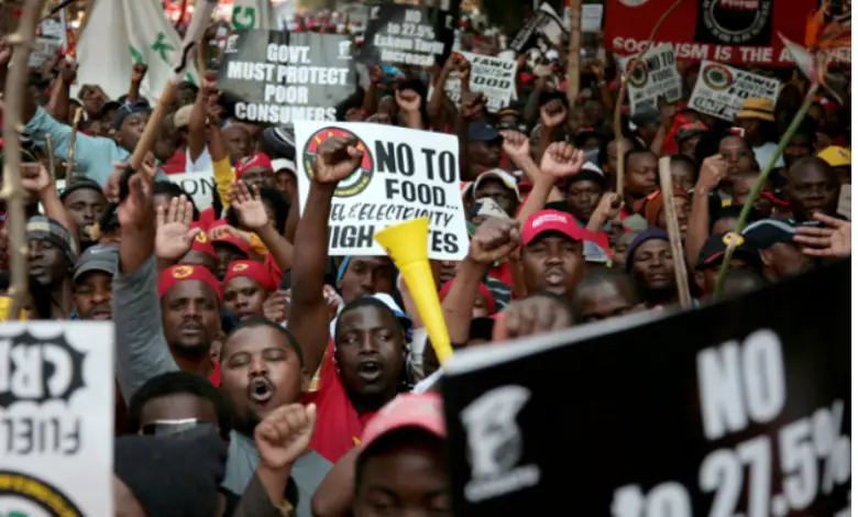 National shutdown planned for South Africa as unions declare war on government