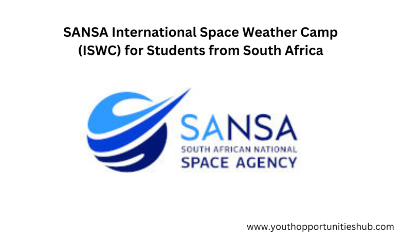 SANSA International Space Weather Camp (ISWC) for Students from South Africa