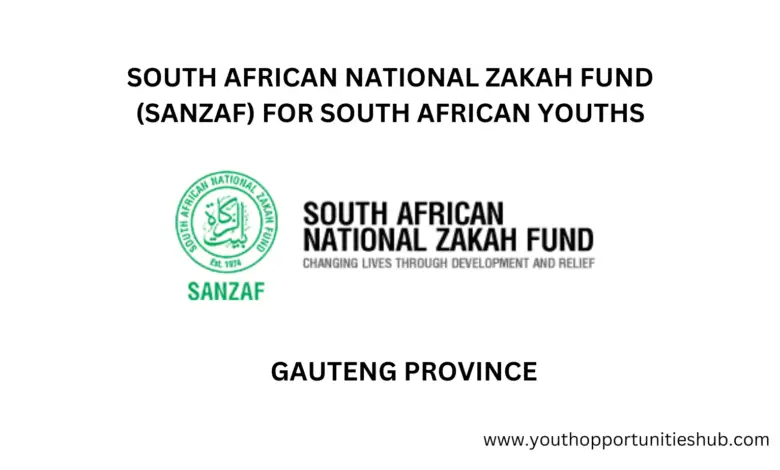 GAUTENG: SOUTH AFRICAN NATIONAL ZAKAH FUND (SANZAF) FOR SOUTH AFRICAN YOUTHS