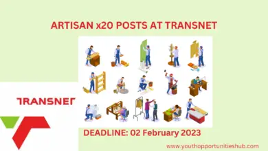 Photo of ARTISAN x20 POSTS AT TRANSNET (Closing Date: 02 February 2023)