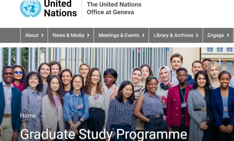The United Nations Graduate Study Programme (GSP) at UN Geneva 2023
