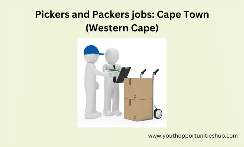 Pickers and Packers jobs: Cape Town (Western Cape)