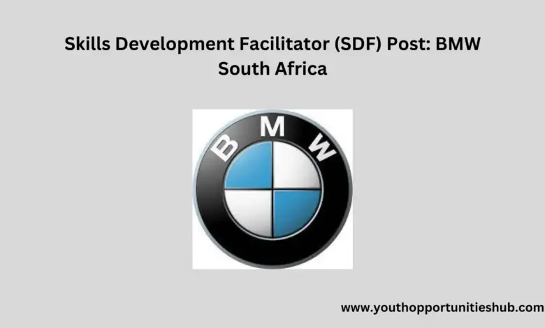 Skills Development Facilitator (SDF) Post: BMW South Africa