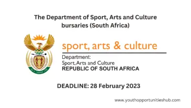 Photo of The Department of Sport, Arts and Culture bursaries (South Africa)