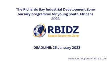 Photo of The Richards Bay Industrial Development Zone bursary programme for young South Africans 2023