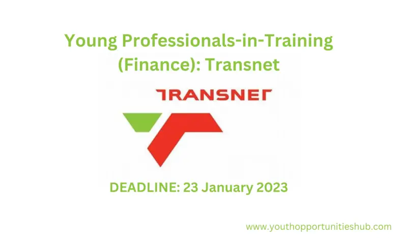 Young Professionals-in-Training (Finance): Transnet