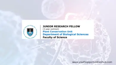 Photo of JUNIOR RESEARCH FELLOW VACANCY AT THE UNIVERSITY OF CAPE TOWN (UCT)