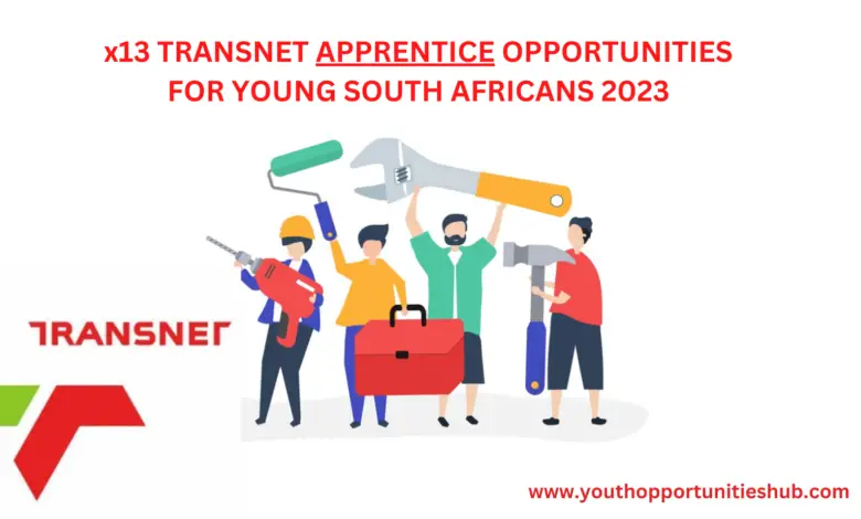 x13 TRANSNET APPRENTICE OPPORTUNITIES FOR YOUNG SOUTH AFRICANS 2023