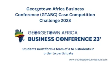 Georgetown Africa Business Conference (GTABC) Case Competition Challenge 2023