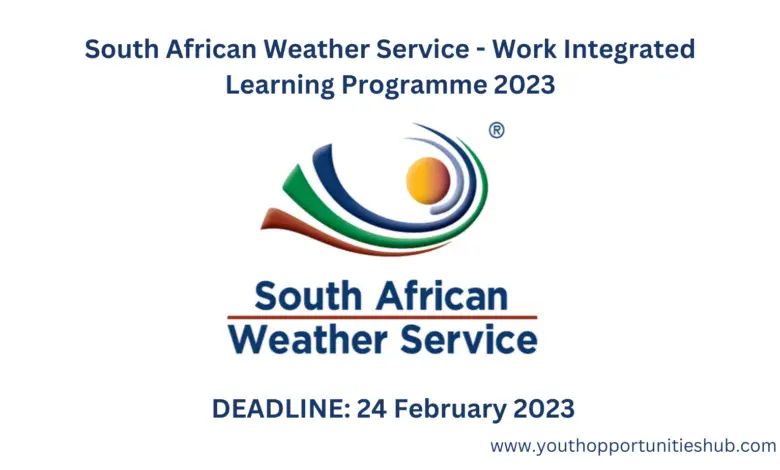 South African Weather Service - Work Integrated Learning Programme 2023