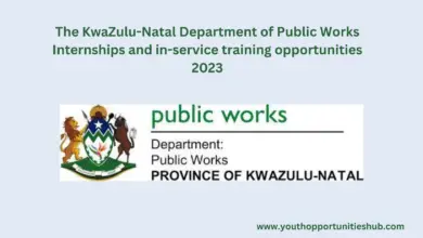 Photo of The KwaZulu-Natal Department of Public Works Internships and in-service training opportunities 2023