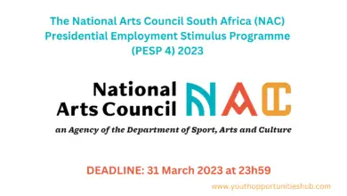 Photo of The National Arts Council South Africa (NAC) Presidential Employment Stimulus Programme (PESP 4) 2023