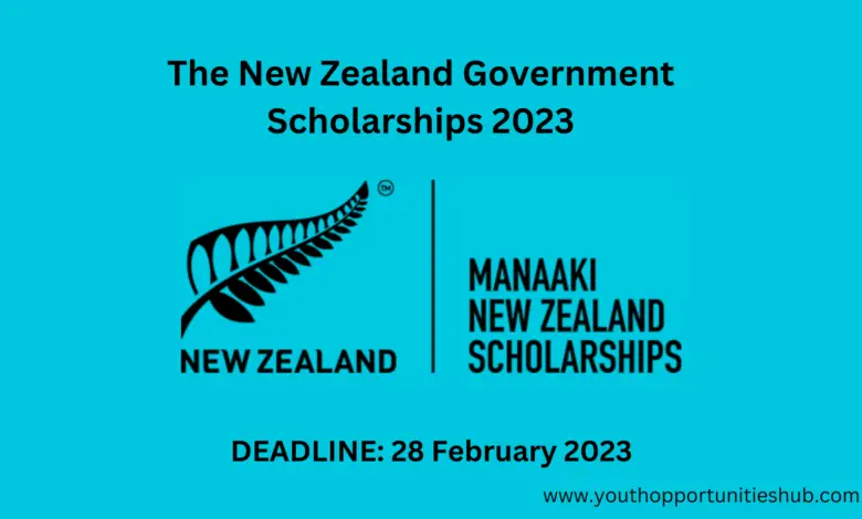 The New Zealand Government Scholarships 2023: Manaaki New Zealand Scholarships