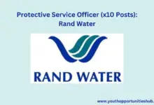 Photo of Protective Service Officer (x10 Posts): Rand Water
