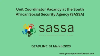 Photo of Unit Coordinator Vacancy at the South African Social Security Agency (SASSA)