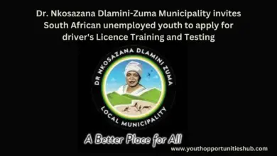 Photo of Dr Nkosazana Dlamini-Zuma Municipality invites South African unemployed youth to apply for driver’s Licence Training and Testing