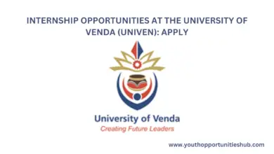 Photo of INTERNSHIP OPPORTUNITIES AT THE UNIVERSITY OF VENDA (UNIVEN): APPLY