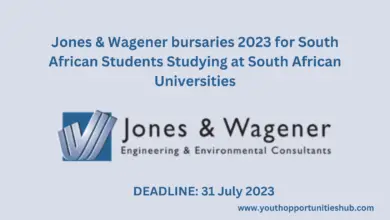 Photo of Jones & Wagener bursaries 2023 for South African Students Studying at South African Universities
