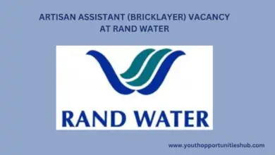 Photo of ARTISAN ASSISTANT (BRICKLAYER) VACANCY AT RAND WATER