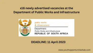 Photo of x16 newly advertised vacancies at the Department of Public Works and Infrastructure (Deadline: 11 April 2023)