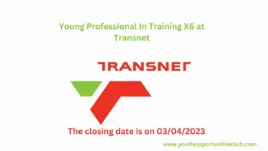 Photo of Young Professional In Training X6 at Transnet