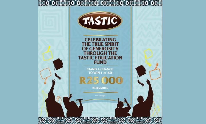 Calling all SA students! Stand a chance to win 1 of 60 bursaries worth R25 000.00 towards your tertiary education with Tastic